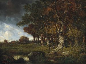 The Edge of the Forest at Les Monts-Girard,Fontainebleau