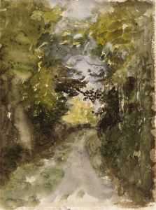 Route en forêt