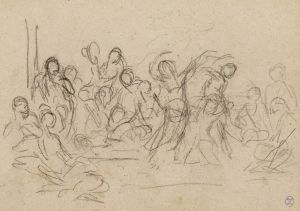 Composition avec de nombreux personnages