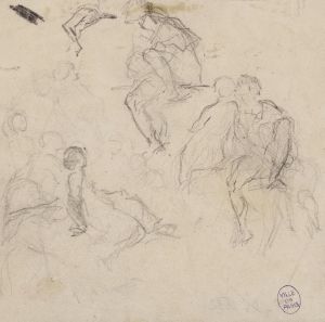 Croquis de plusieurs personnages