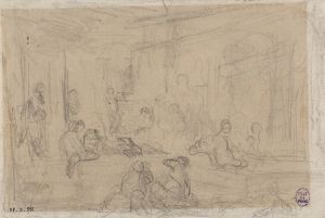 Croquis pour un tableau