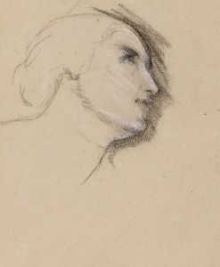 Etude de tête de femme