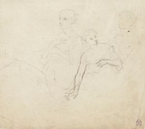 Trois figures de femme à mi-corps
