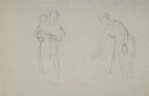 Mother and Child and a Female Figure