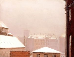 Copenhagen; Roofs Under the Snow