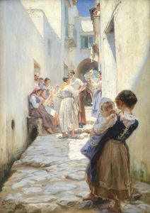 A Street in Torello, Italy