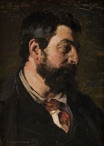 Portræt af den franske maler Alfred Guillou