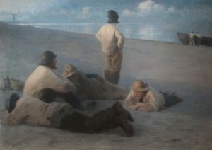 Summer Evening on the Beach at Skagen