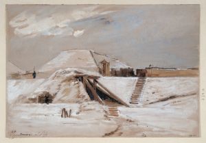 Fort sous la neige.