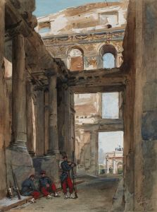 Ruines des Tuileries, 7 juillet 1871.
