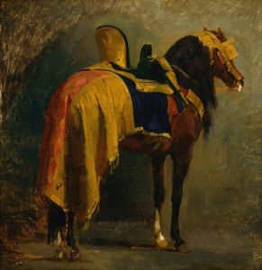 Horse caparisoned