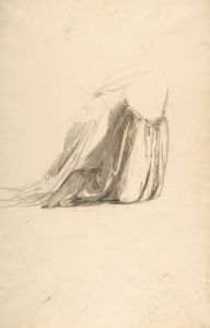 Drapery Study for Sainte Clotilde