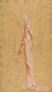 Drapery Study for Sainte-Clotilde