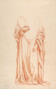 Drapery Study for Sainte-Clotilde
