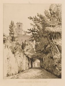 Entrée de la Villa Medicis, Académie Française de peinture à Rome
