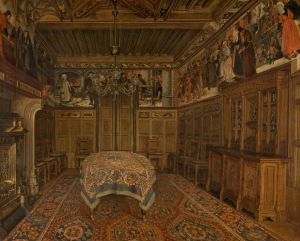 The Dining Room at the Home of the Artist Henri Leys