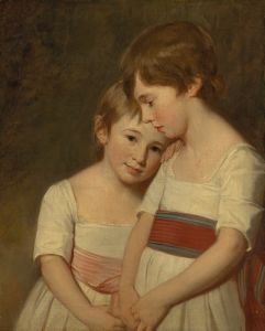 Double portrait of two siblings