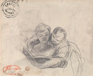 Couple Reading a Book