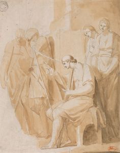 David Playing the Harp