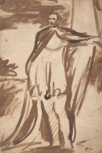Lord Salisbury, Standing by a Pillar