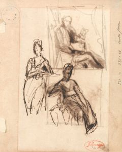 Seated Man and Seated Woman