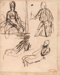 Studies for Portraits of a Man and of a Woman