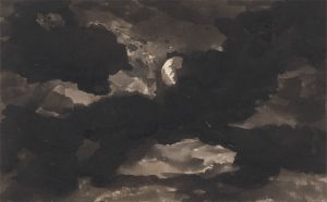 Study of a Clouded Moonlit Sky