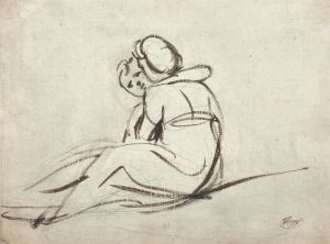 Two Children Embracing