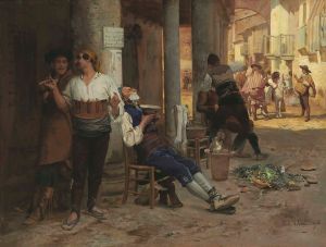 Barbier ambulant, Espagne