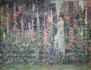 Hollyhocks