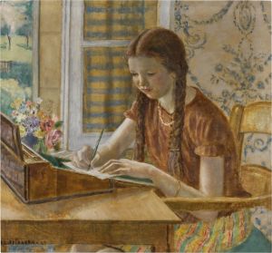 Girl at Writing Desk
