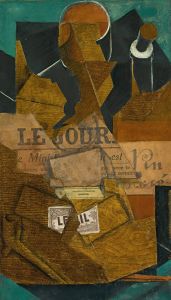 Tabac, Journal Et Bouteille De Vin Rosé