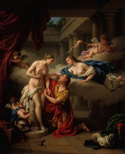 Pygmalion and his statue