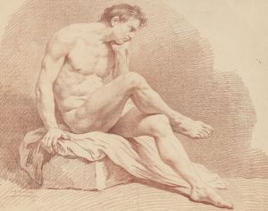 Seated Male Nude