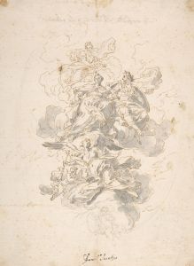 Group of Allegorical figures; Sketch for a Ceiling Decoration