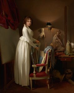 The Artist’s Wife In His Studio