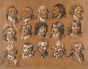Portraits Of The Marquis De Rozay And His Family And Entourage, Including A Self-Portait Of The Artist