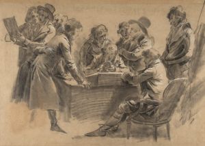Group of Artists in Jean-Baptiste Isabey’s Studio