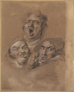 Study of Three Heads