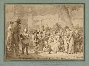 Compositional Drawing for ‘Entrance to the Jardin Turc’