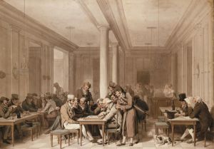 Intérieur d’un grand café parisien