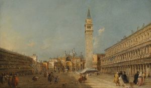 Venice, Piazza San Marco With The Basilica And The Campanile