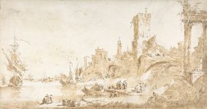 Capriccio with a Seaport and Classical Ruins
