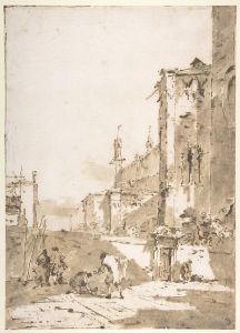 Dice Players in a Venetian Square