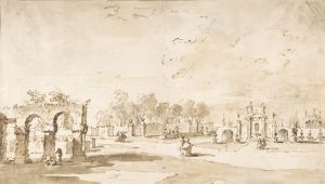 Gardens of the Villa Correr, near Strà