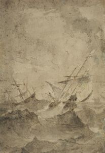 Zwei Segelboote auf stürmischer See