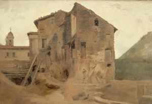 Masure dans la campagne de Rome