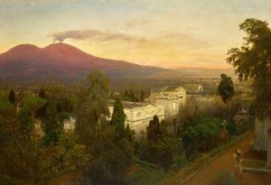 Campo Santo in Poggioreale, the Vesuvius Beyond