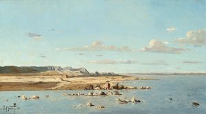 Washerwomen on the Banks of the Durance