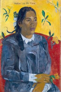 Tahitian Woman with a Flower